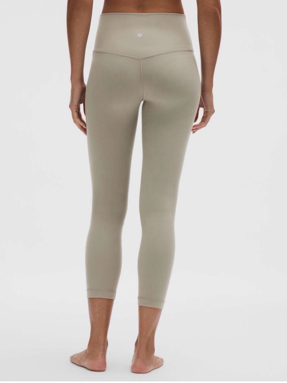 NWT Lululemon Align High-Rise Crop 23" Warm Ash Grey WSHG Size 10 W6BGJS